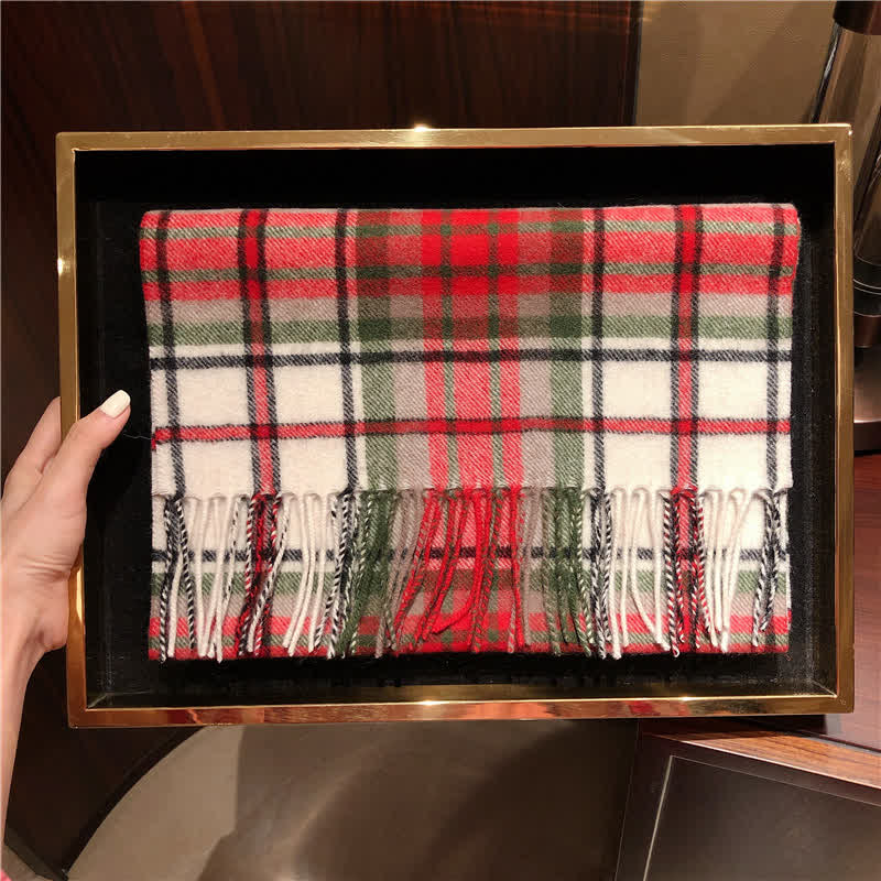 Sciarpa scozzese calda e grande unisex in agnello di Edimburgo - image 13