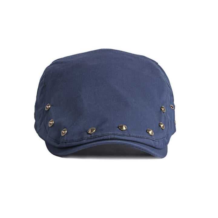 Berretto piatto in cotone con rivetti Hip Pop - image 1