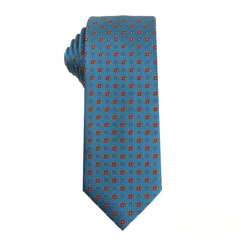 Cravatta da uomo Business Lake Blue Series - Geometria - image 2