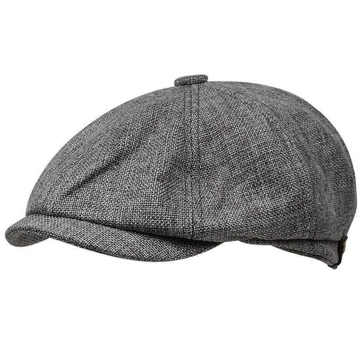 Semplice berretto da giornalaio ottagonale e fresco - Grigio - Misura M (22"-22 7/8") - image 2