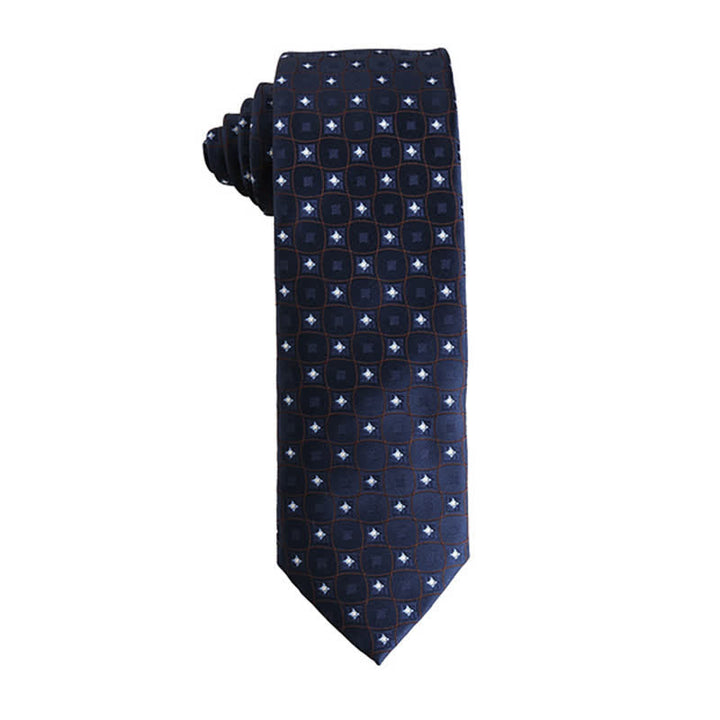 Cravatta da uomo Dynamic Shade of Blue Series - Stella e controllo - image 7