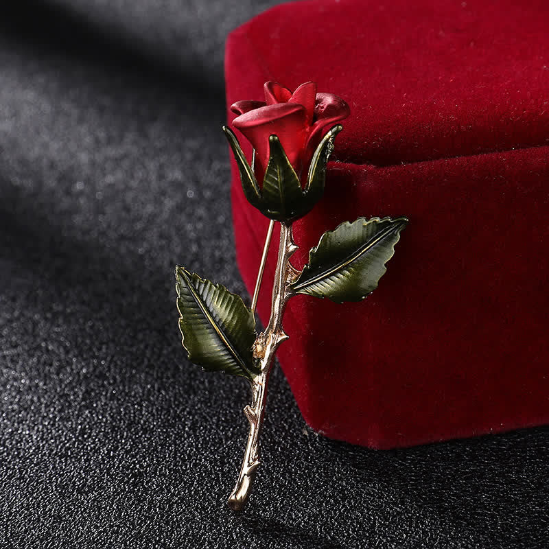 Spilla romantica da uomo in oro rosa - image 1