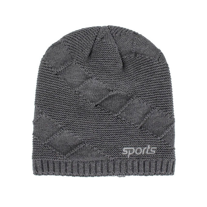 Cappello lavorato a maglia invernale casual in tinta unita - image 3