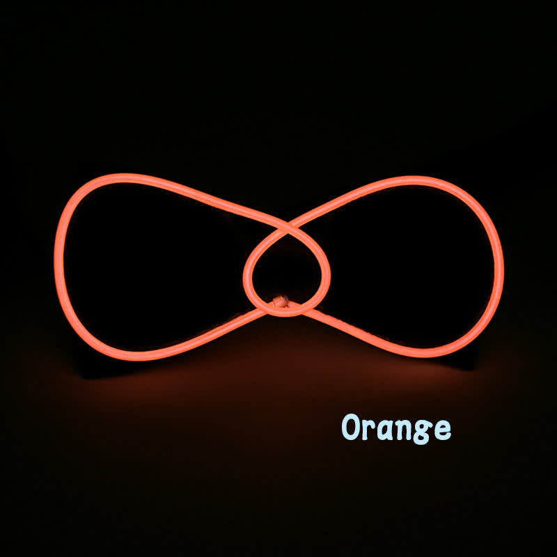 Papillon luminoso a LED rotondo lampeggiante - Arancia - image 8