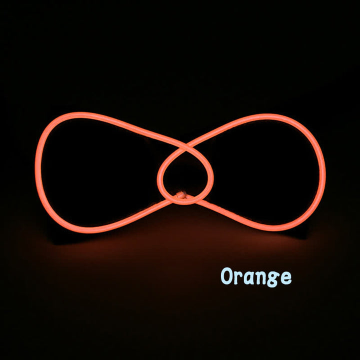 Papillon luminoso a LED rotondo lampeggiante - Arancia - image 8