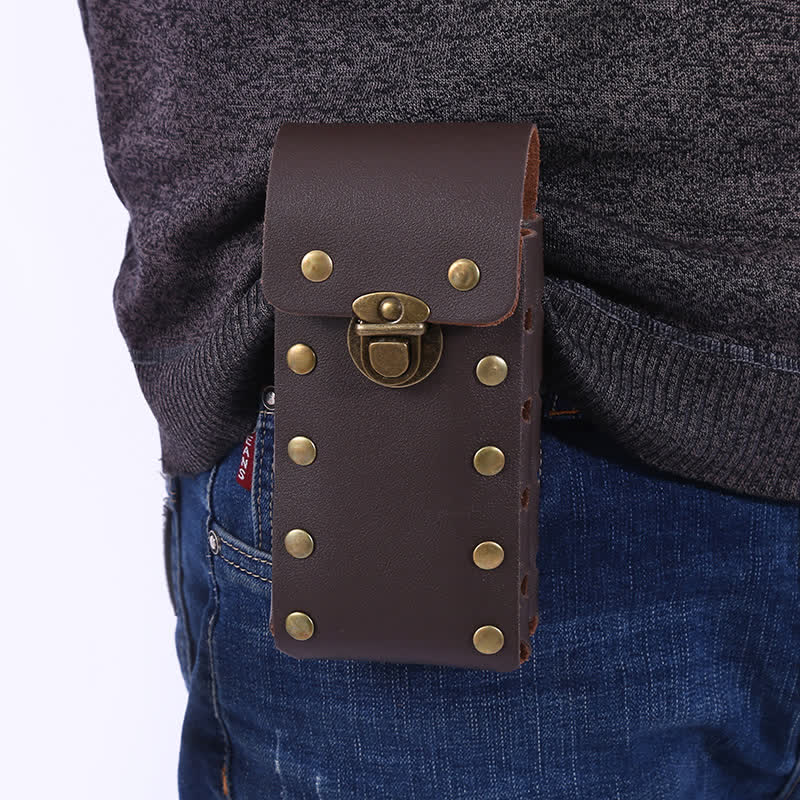 Borsa a tracolla con custodia per telefono verticale a doppio strato - image 0