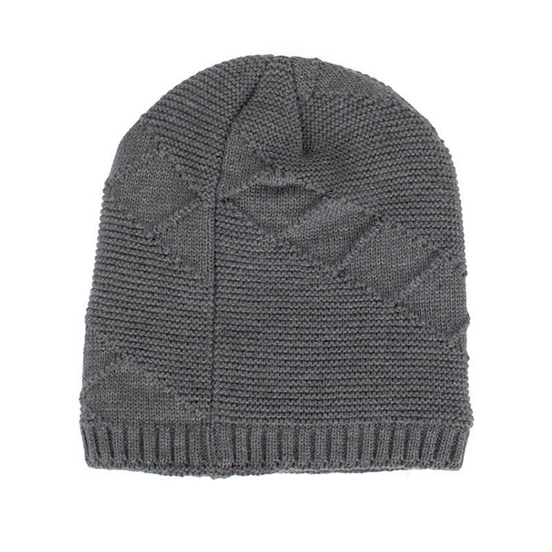 Cappello lavorato a maglia invernale casual in tinta unita - image 4