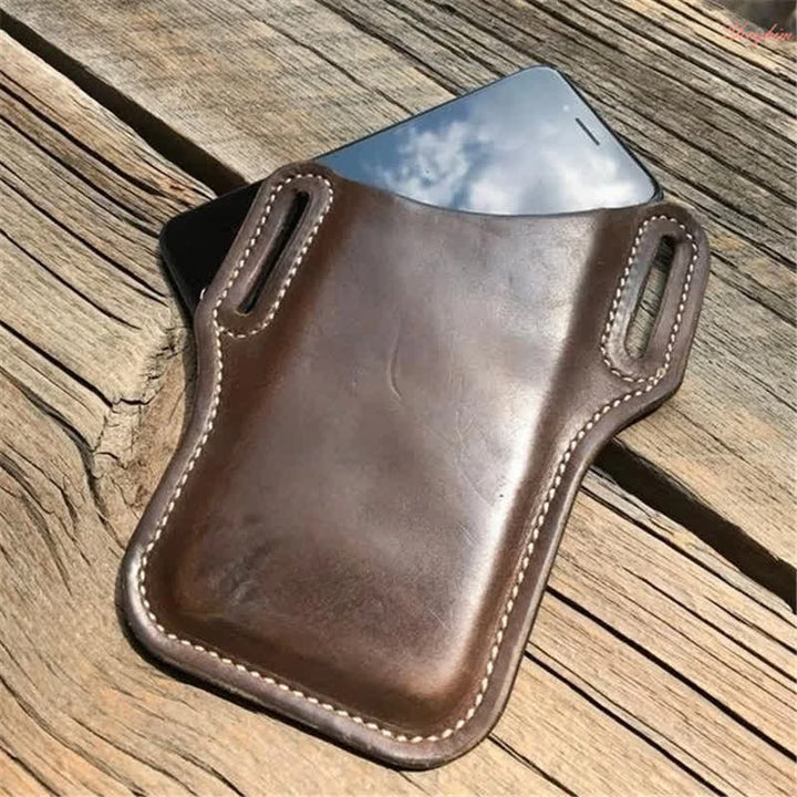 Custodia per cellulare con passante in pelle, cintura, borsa - image 1