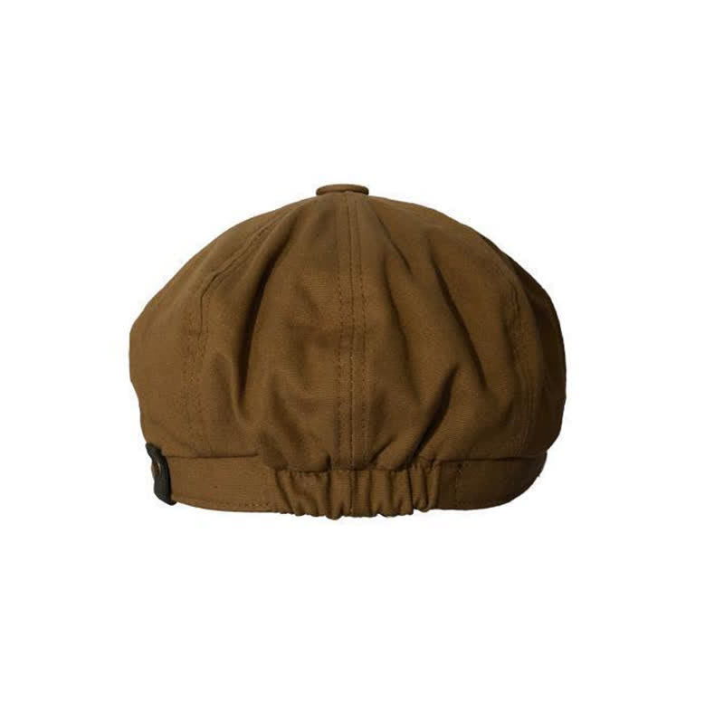 Berretto ottagonale in cotone stile newsboy britannico - image 7