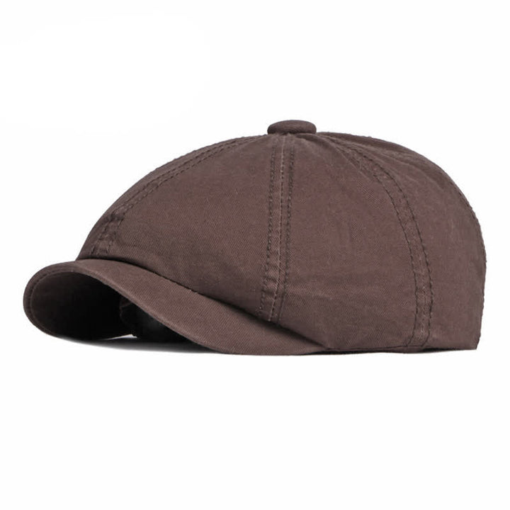 Berretto casual in cotone tinta unita da giorno - Caffè - Regolabile (circa 21 5/8"-23 5/8") - image 12