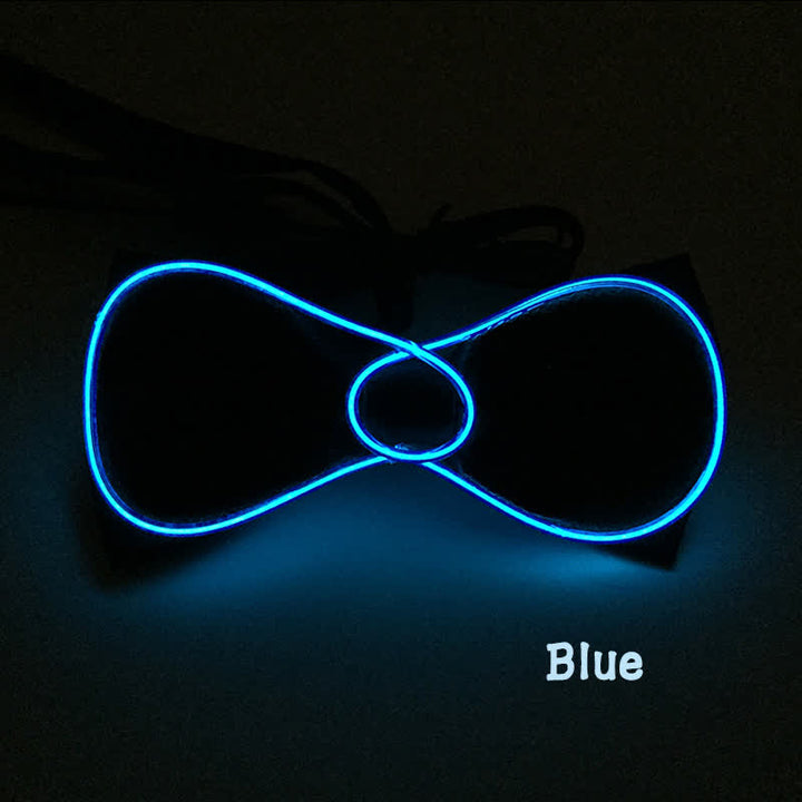 Papillon luminoso a LED rotondo lampeggiante - Blu - image 9