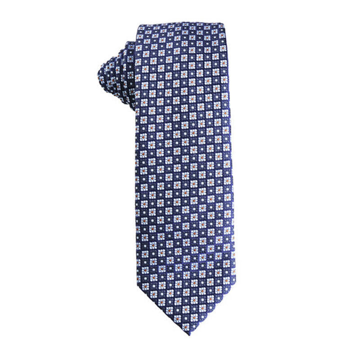 Cravatta da uomo Dynamic Shade of Blue Series - Fiore e controllo - image 6