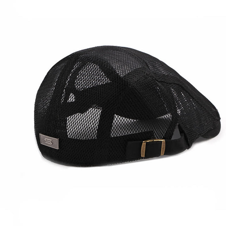 Cappello da sole traspirante con maglia cava, berretto piatto - image 2