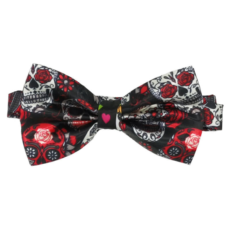 Papillon da uomo con teschio macchiato di sangue per Halloween - Stile n. 2 - image 2