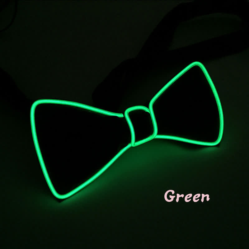 Papillon luminoso a LED lampeggiante - Verde - image 9