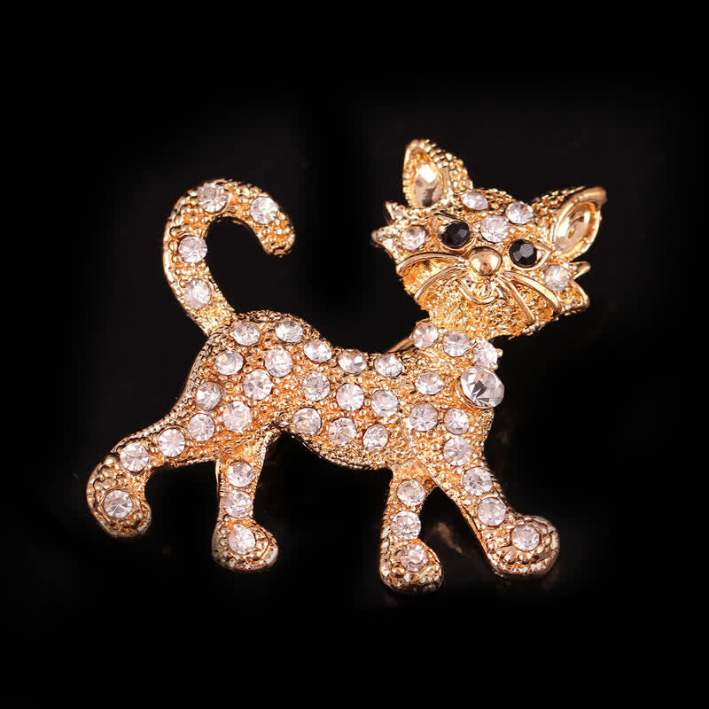 Spilla da donna a forma di gattino carino - image 2
